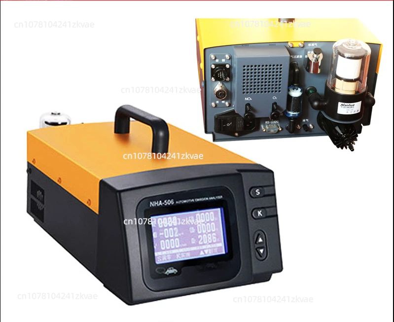 NHA-506 Portable Vehicle Exhaust Gas Analyzer Five Gases HC/CO/CO2/O2/NO Concentration Universal Emission Detector