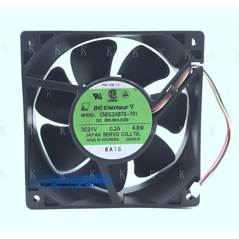 

C ДЛЯ Вентилятора охлаждения большого объема воздуха CNDC24B7S-701 120*120*38 мм 24 В 0,2 А 4,8 Вт