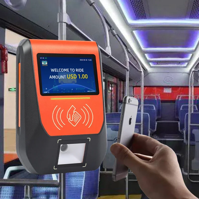 2026 Premium Products Android 5 Inch Cashless GPS NFC Payment System Smart Card Reader POS Terminal Public Transportation Bus Ca