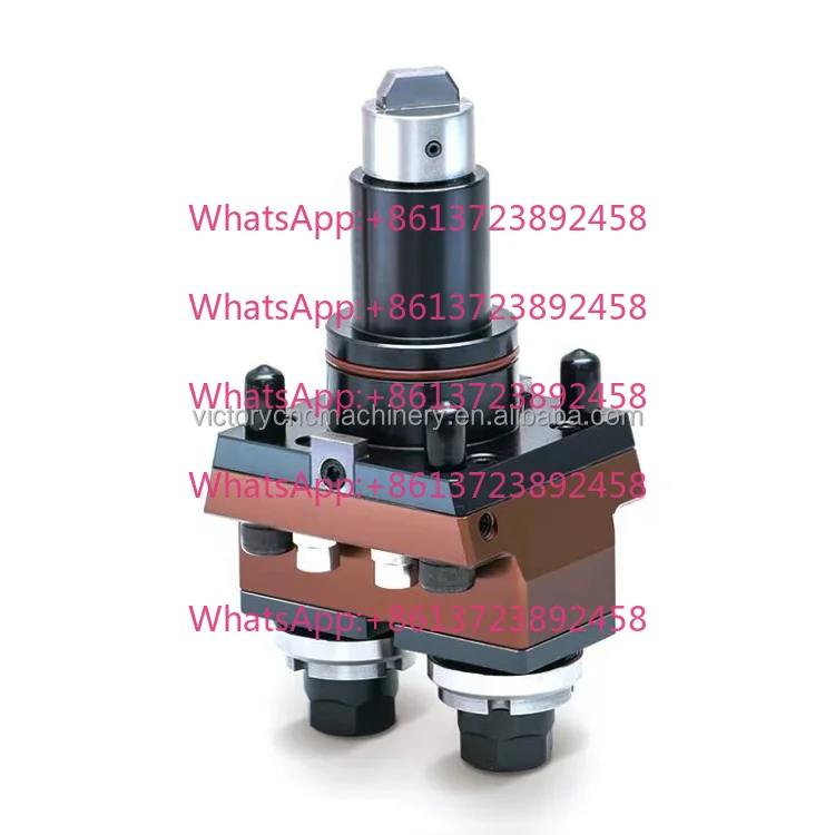 BMT45-0-ST Turn-milling Composite Power Turret 0 Degree Double-headed Power Tool Holder CNC Lathe Live Turret for Lathe Machine