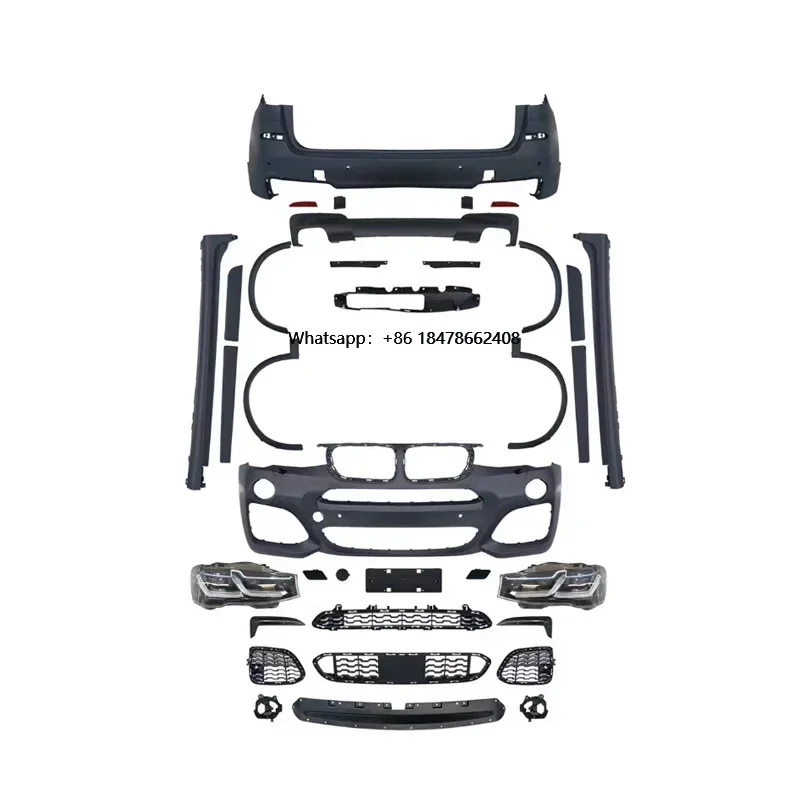Factory Wholesale M Sport Bodykit Pre to Lci Facelift MT Body Kit for  X3 F25 Pre 2011-2013