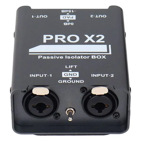 ใหม่ 2-Way Audio Isolator, Audio Current Eliminator, XLR 6.5, Permalloy Isolator, Mixer Live Broadcast