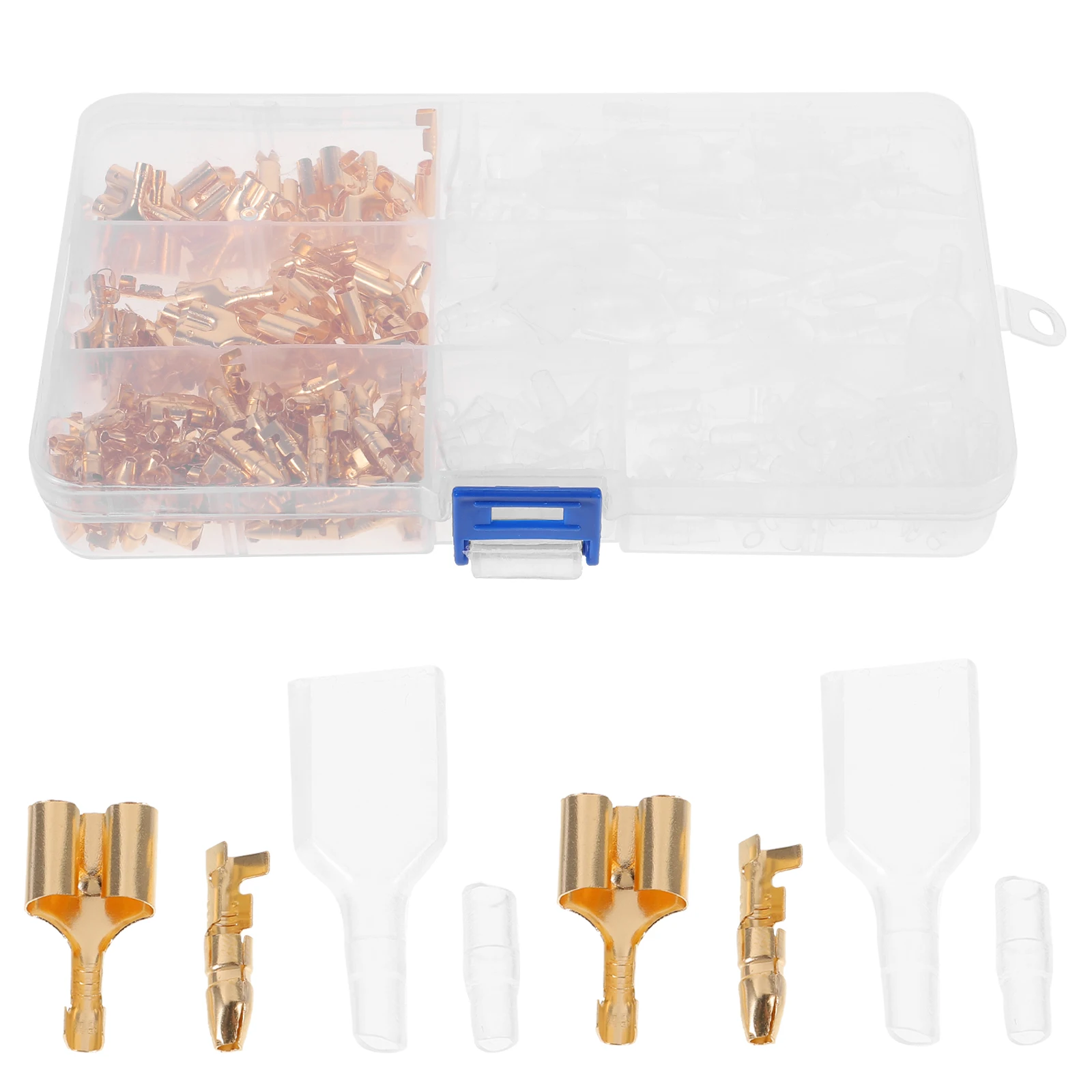 

1 set Wire Terminals Male Female Connectors Heat Shrink Automotive Motorcycle Wire Connector Kit Terminal Set
