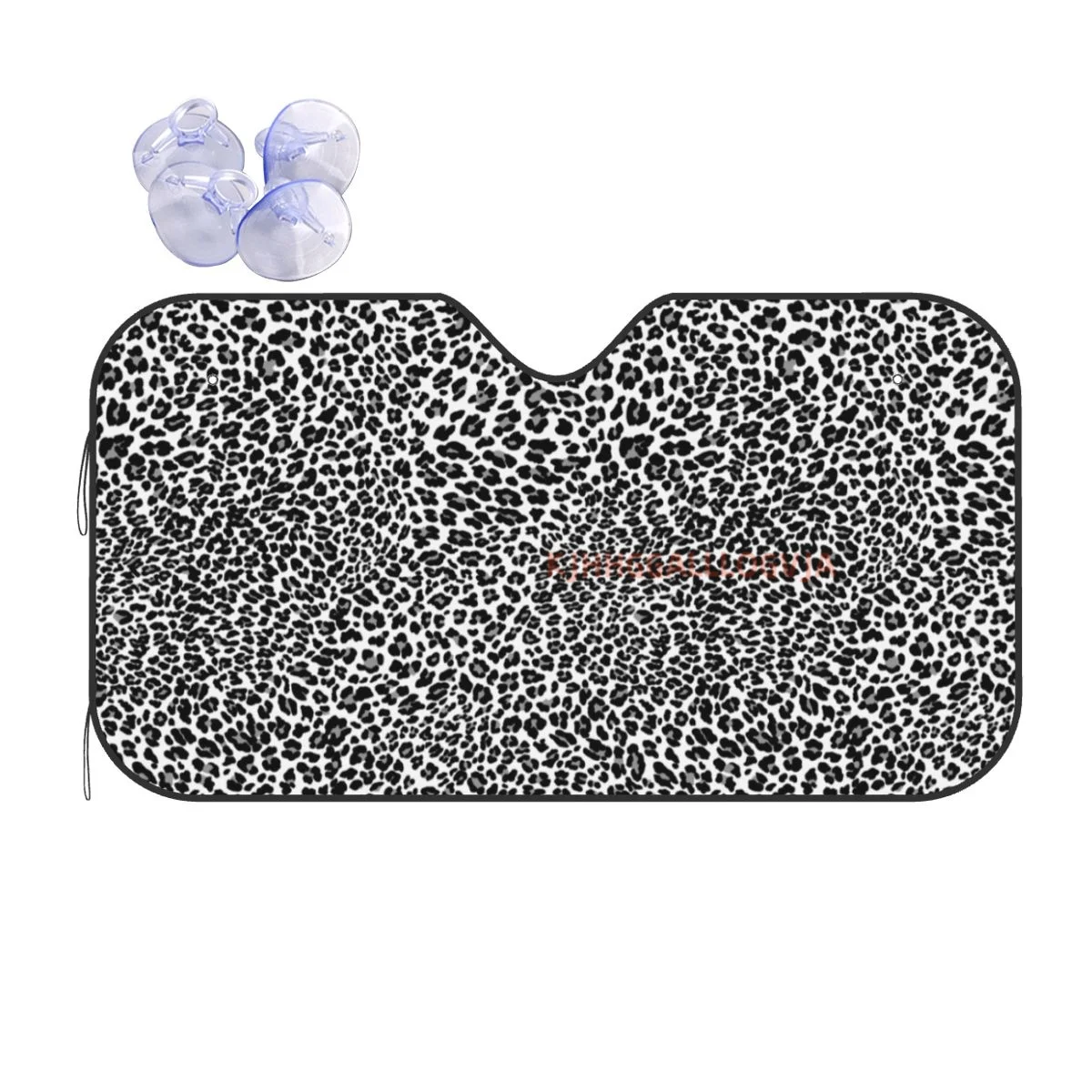 

Леопардовый автомобильный светоотражающий солнцезащитный козырек подходит для небольших седанов, мини-внедорожников, стандартный солнцезащитный козырек, автомобильные аксессуары