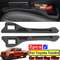 Car Seat Crevice Organizer Storage Gap Filler Strip Plug For Toyota Tundra XK30 XK40 XK50 XK70 TRD Rock Warrior 1999-2024