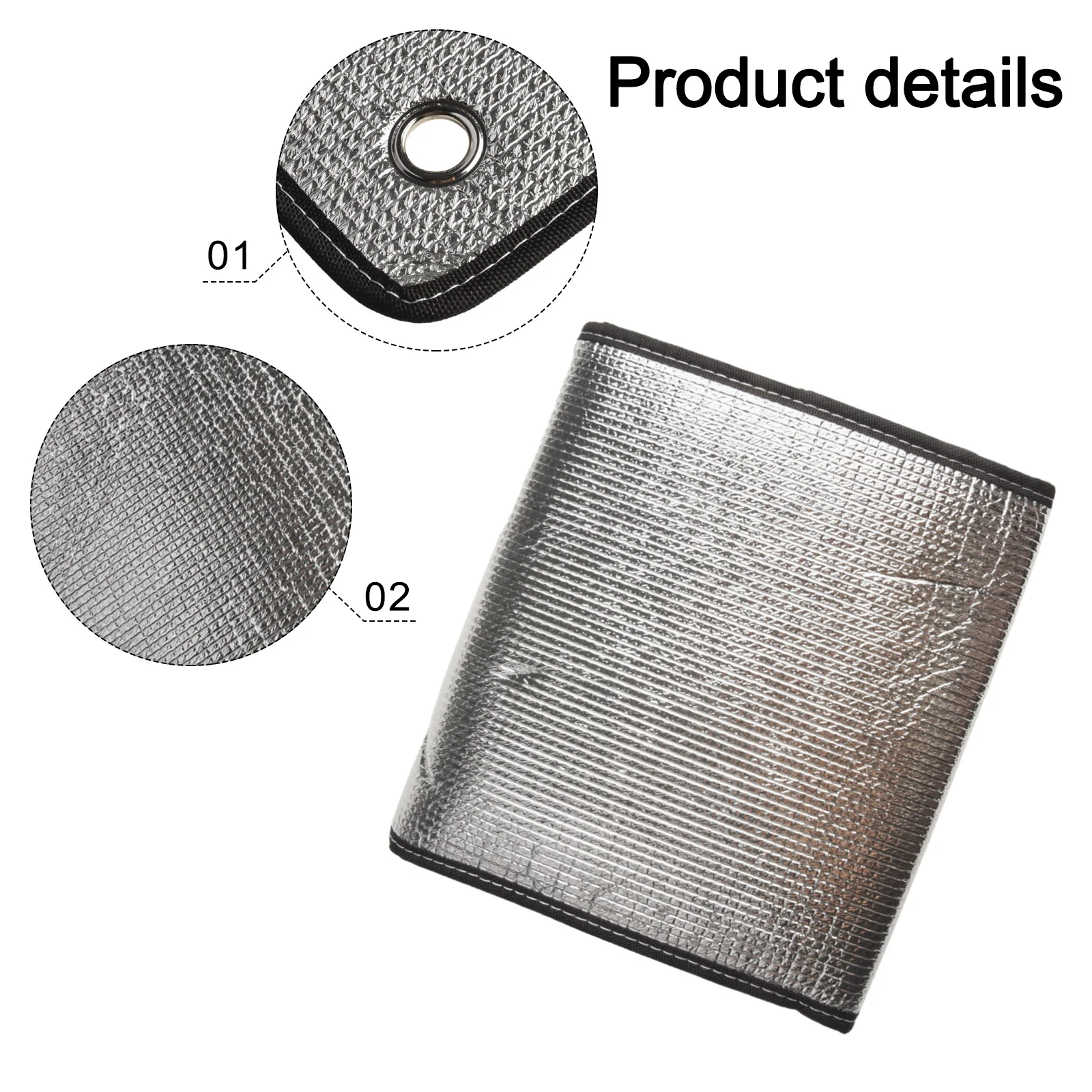 Aluminum Foil Insulating Film DoubleLayer 6mm Thick for Roof and Window Sash to Block Sunlight and Prevent Heat Transfer
