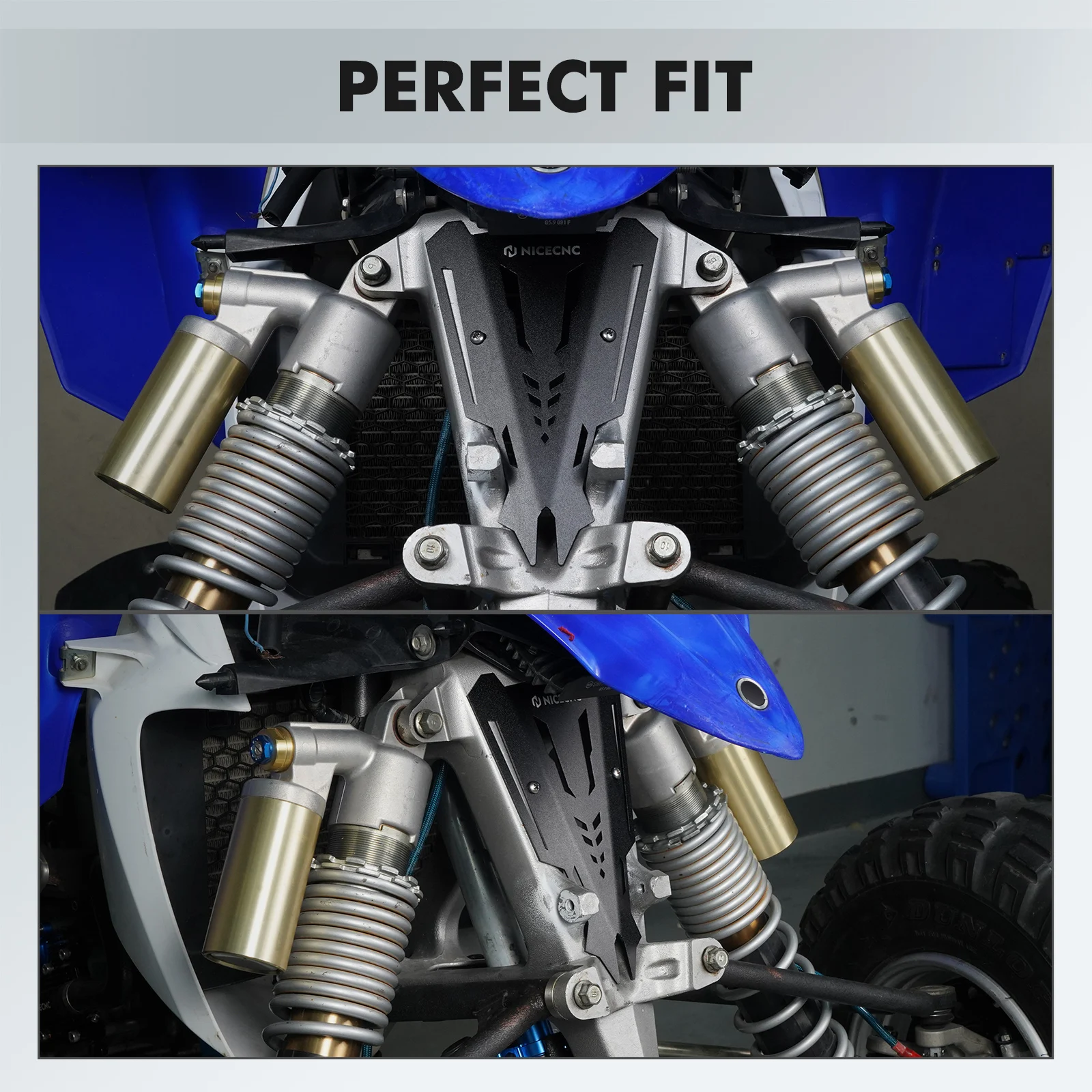 NICECNC ATV Billet Aluminum ATV Stabilizer Roost Guard CNC Machined For Yamaha YZF450R 2009-2022 Effectively Protect Cooler