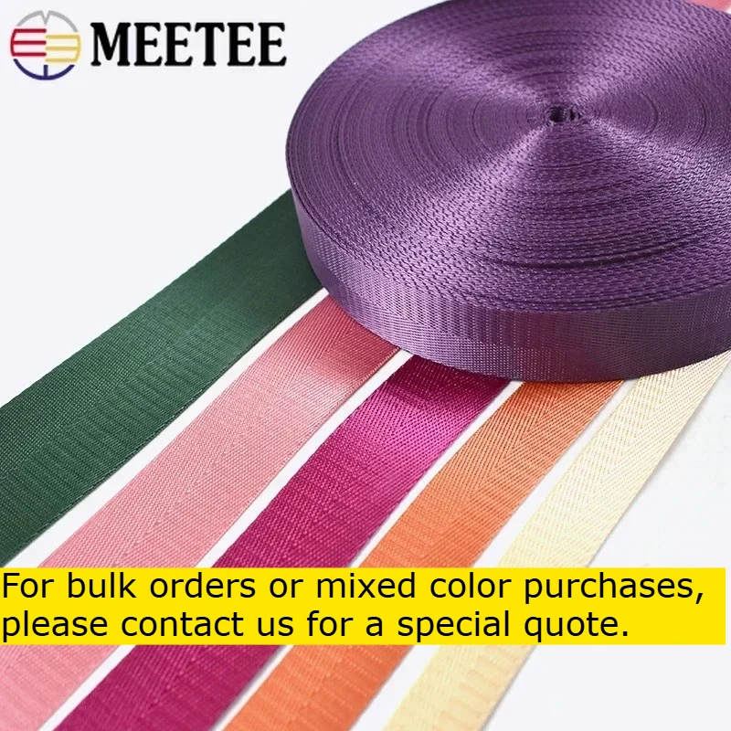 5/10M 1mm 20-38mm Nylon Ribbon Band Herringbone Pattern Webbing Tape Belt Backpack Strap DIY Bag Binding Fabric Sewing Accessory