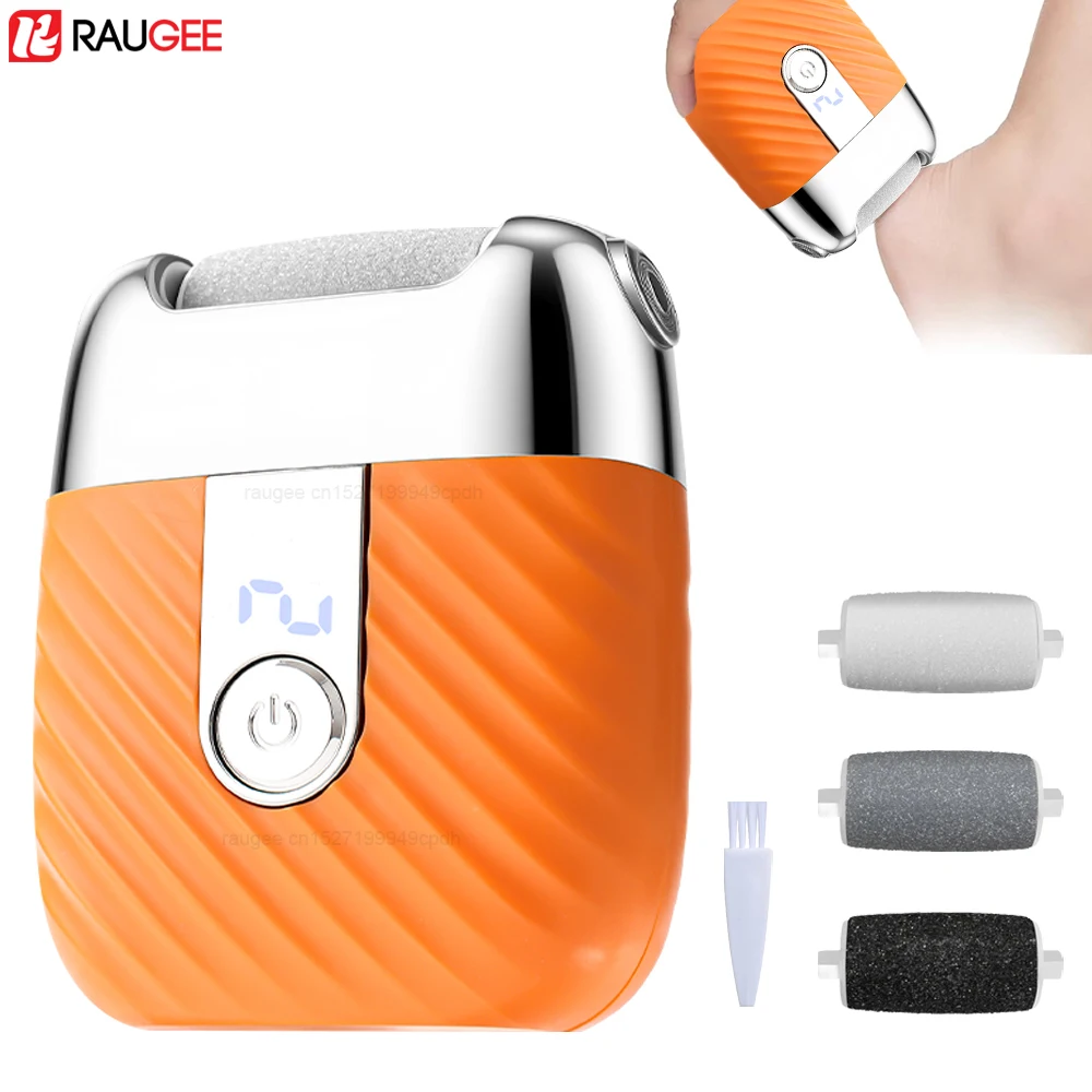 Electric Foot Grinder Rechargeable Electric Foot File with 2 Speed Dead Skin Remover Callus for Feet Hard Skin Smooth Polishing