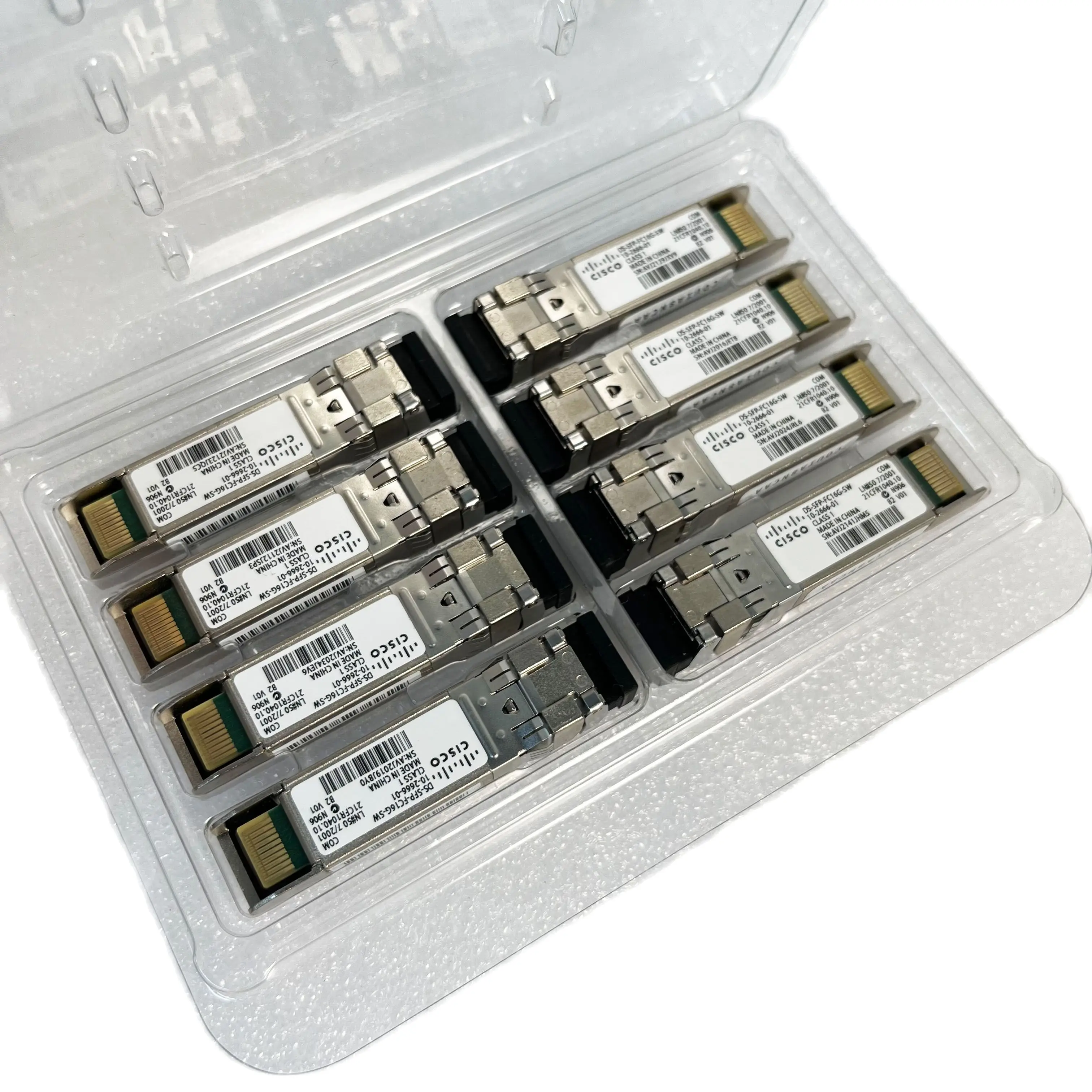 DS-SFP-FC16G-SW Cisco 16Gb Fibre Channel SW SFP+ Transceiver 850nm 10-2666-01 MMF Large Qty in Stock