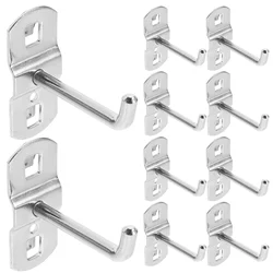 12 Pcs Tool Hook Exhibition Peg Hooks Display Shelf Pegboard Racking Shelving Hooking