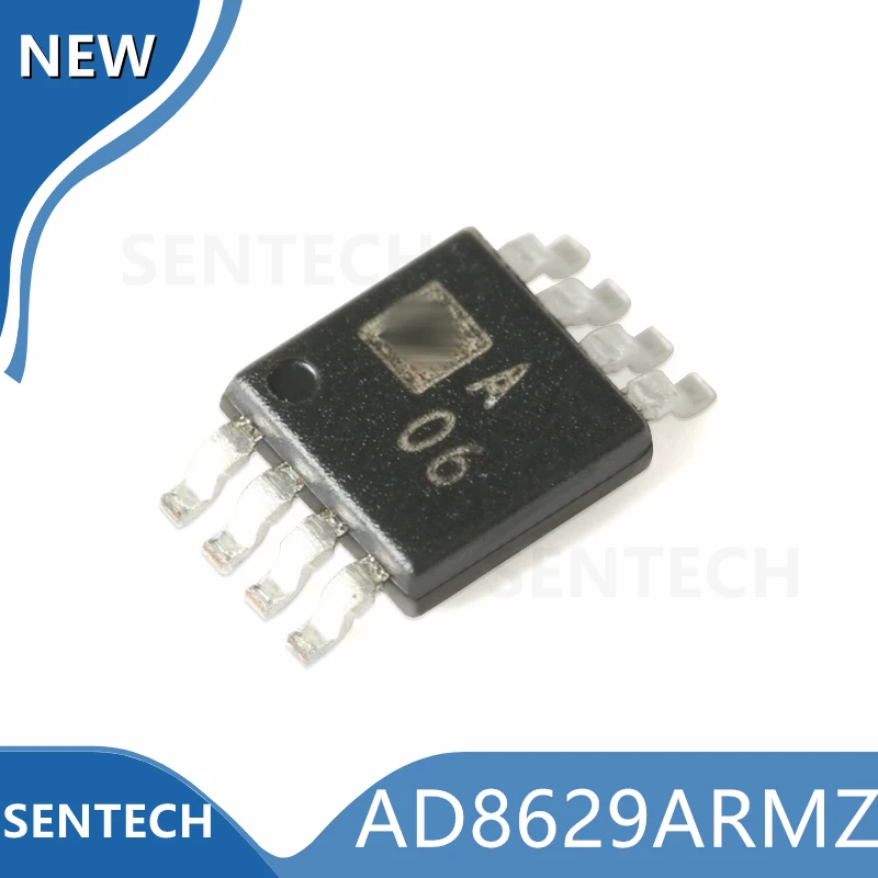 

10Pcs/Lot New Original AD8629ARMZ MSOP-8 （A06）Zero drift, single supply, rail-to-rail input/output operational amplifier