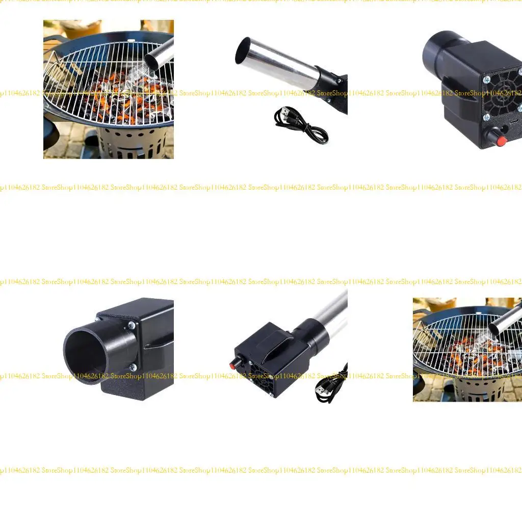 

Q2Q4 Electric BBQ Air Blower, Light weight Design Air Blower For Camping Picnics Outdoor Cooking Equipment Accessories