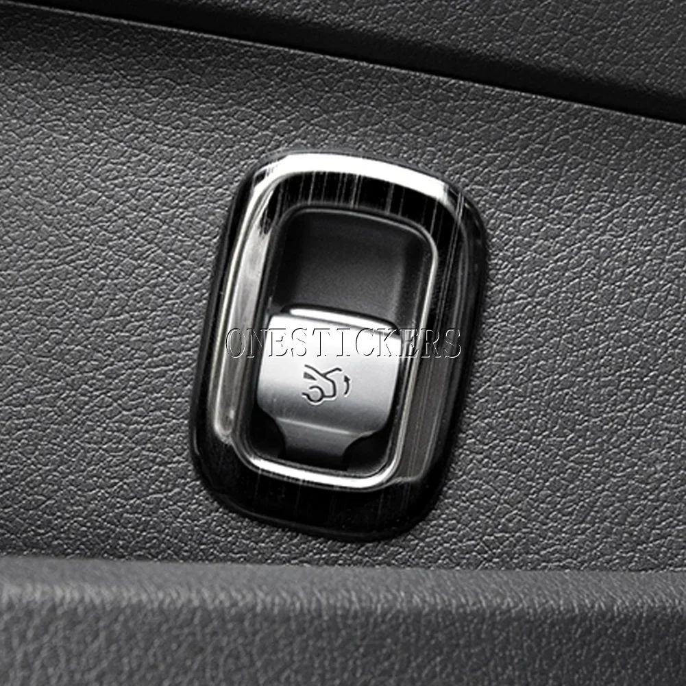 For Mercedes Benz C Class W206 C200 C220 C260 C300 AMG C43 2022-2025 Car Accessories Tail Door Trunk Button Switch Cover Trim
