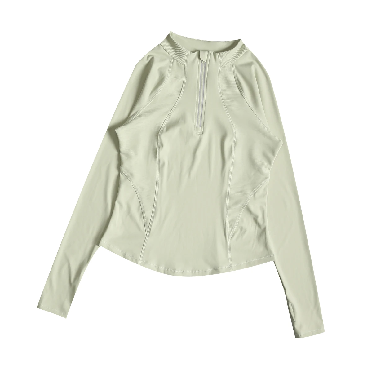 Ropa deportiva con media cremallera para mujer, moda de manga larga, otoño e invierno, nueva camisa básica deportiva, cuerpo para correr por la mañana