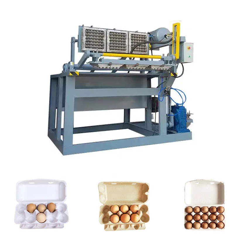 Automatic Egg Box Machine Environmentally Friendly Waste Pulp Paper Recycle Line Egg Tray Making Machine for Sale