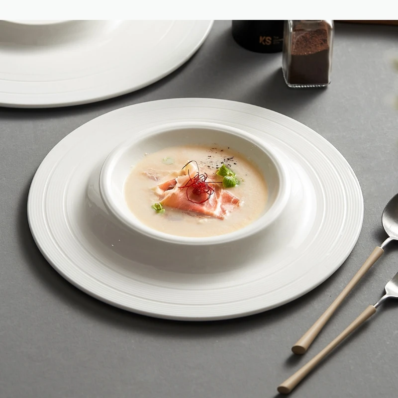 

Круглая тарелка для стейка в западном стиле, керамические обеденные тарелки, десертный диск, тарелка для суши, сервировочные тарелки, блюдо с фруктами