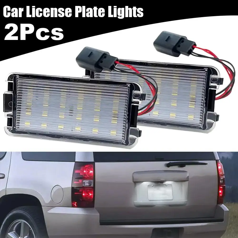 

LED License Plate Light for Seat Altea, White Bright Error Free Light Bulb, Car Rear Number Plate Lamp Assembly Y7W2