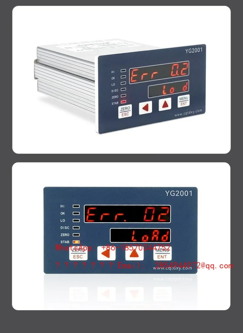 2026       YG2001 Pressure Load Cell Instrument High Precision Digital Display Analog Output Signal