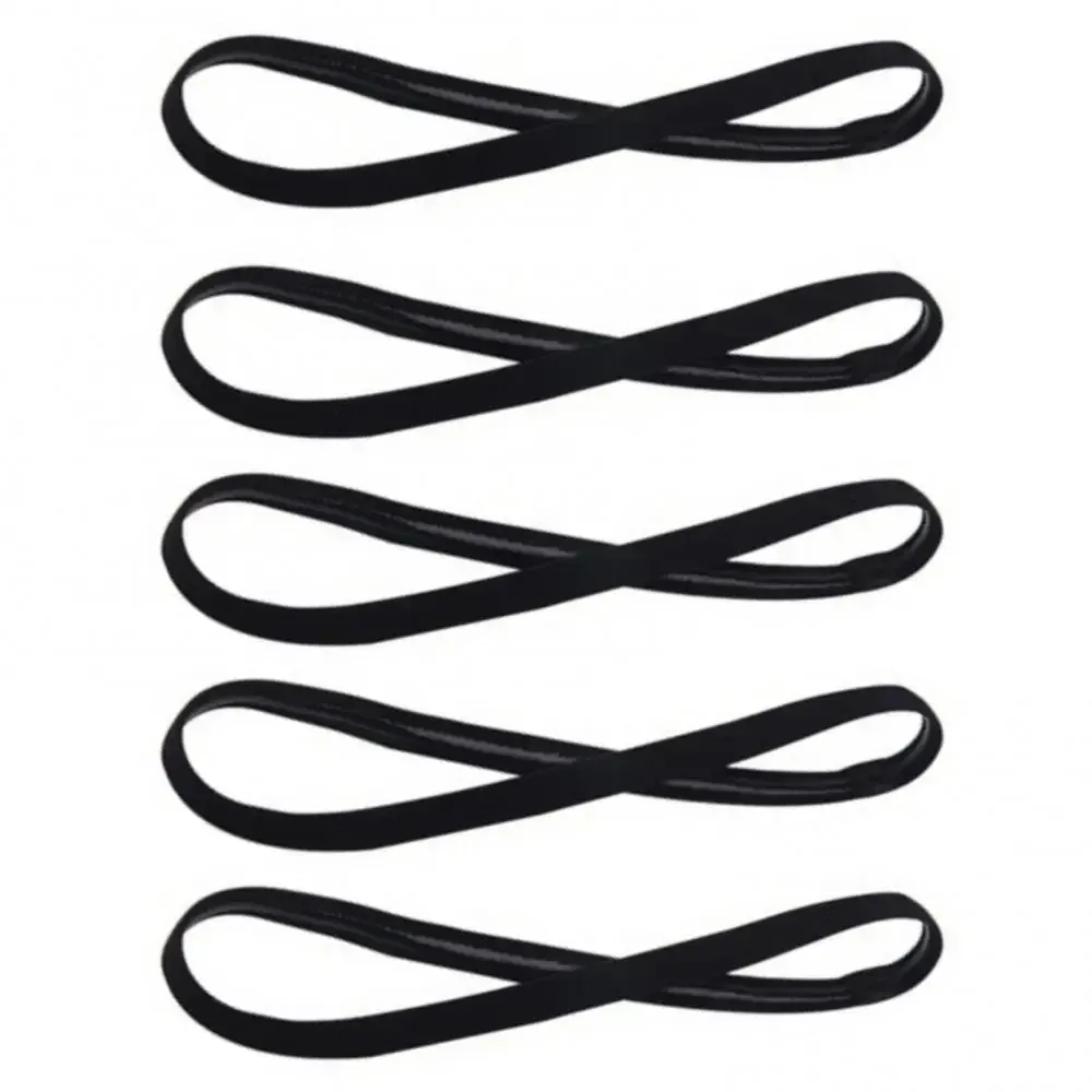 

5Pcs Candy Color Women Men Yoga Hair Bands Sports Headband Non-slip Running Elastic Rubber Sweatband Football Hair Accessories