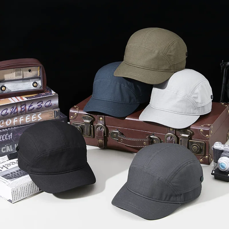 

Summer New Japanese Baseball Cap Men's Outdoor Sport Snapback Casual Fashion Short Brim Hat