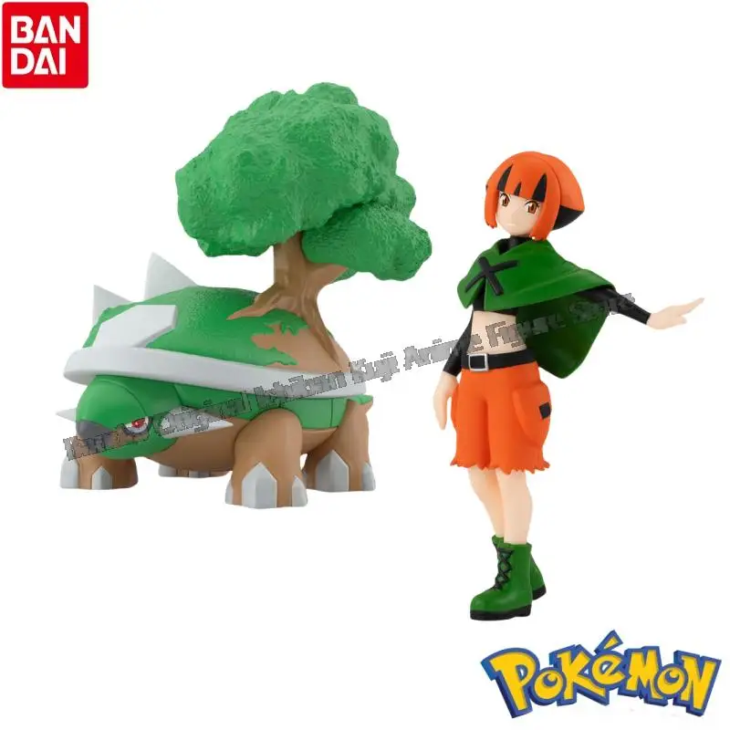 

In Stock Bandai Model Doll Brand New Boxed Pokemon Torterra Natane Anime Characters Original Garagekit Collectible Action Figure