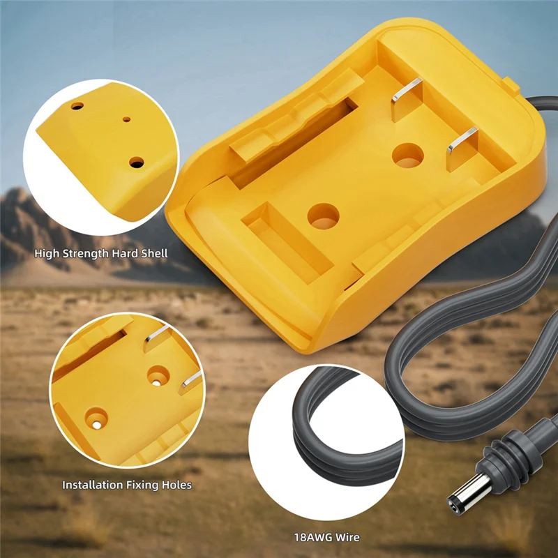 ABLU-Für Starlink Mini Power Kabel Für Batterie Für Starlink Mini Ladegerät Adapter Zu DC Power 18AWG kabel