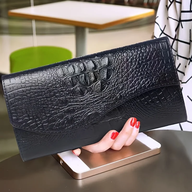 

Элегантный женский клатч-конверт — летняя шикарная сумка из синтетической искусственной кожи с магнитной застежкой, ремешок на запястье