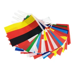 Xvggdg 100/200 Countries National Flag14x21cm 20x30cm String Flag Countries Around The World Nations Flag For Party