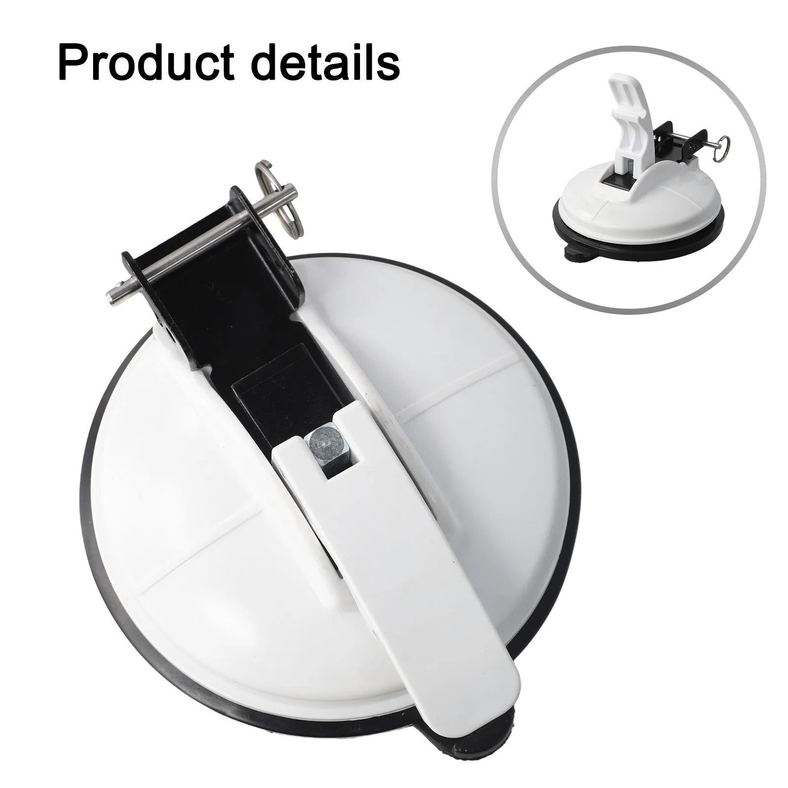 

Держатели тента для дома на колесах, прочная присоска, основание тента, белый, подходит для различных автофургонов, ABS + металлический кронштейн для тента для автофургонов