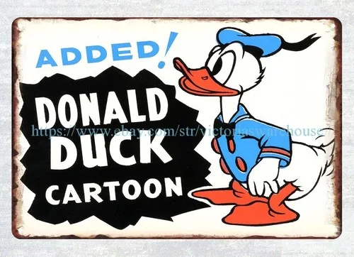 Man Cave Metall-Wandkunst 1940 CARTOON Blechschild
