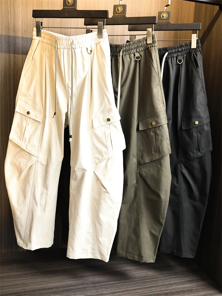 

Outdoor American Functional Sle Men's Casual Pants Straight Leg Faionable Urban Sle Breathable Polyester Fiber Autumn