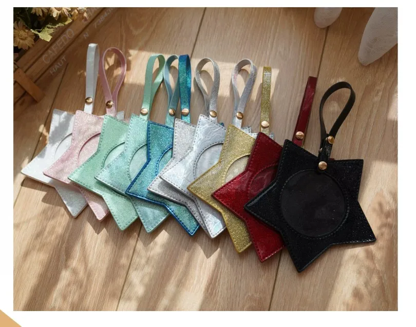 Original Cute Shiny Star Shaped Gummy Millet Protective Bag Pendant Badge Smacking Bag Handbag Pendant Itabag Wallet Purse