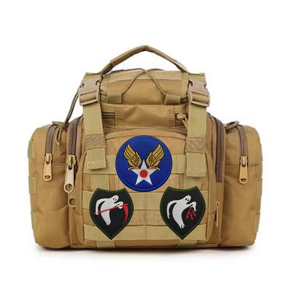 Newly Designed Military Fan Series Tactical Armband Embroidered Bag Accessories Woven with PEW PEW MADAFAKAS Backpack Patcheses