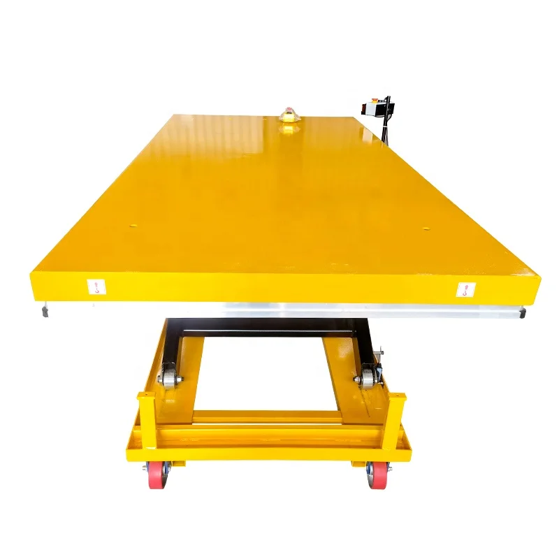 Customized Heavy Load Electric Hydraulic Stationary Scissor Lift Table with Height Sensor