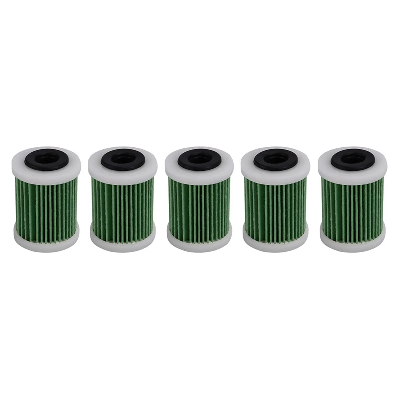 5 Piece Fuel Filter 6P3-WS24A-01-00 Green Filter Paper For Yamaha Outboard Engine 150Hp 200Hp 225Hp 250Hp 425Hp 6P3-24563-01-00