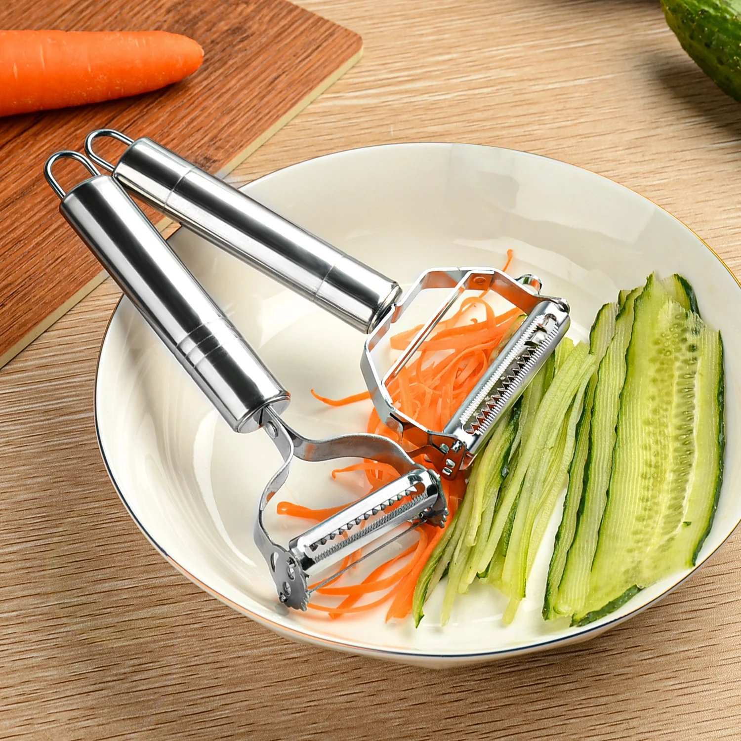 

Stainless Steel Peeler Fruit Vegetable Melon Potato Carrot Cucumber Multifunction Grater Julienne Peeler Slice Home Kitchen Tool