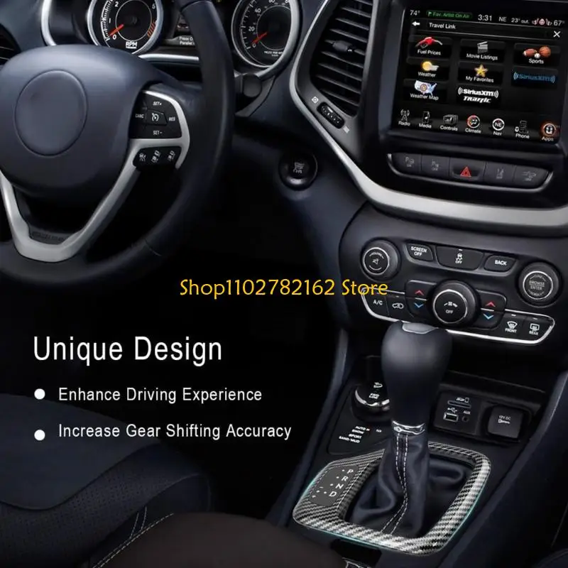 

547B Gear Shifting Bezels Harness Carbon 5YD27LS5AA 68413957AA 5YD27XSAAA
