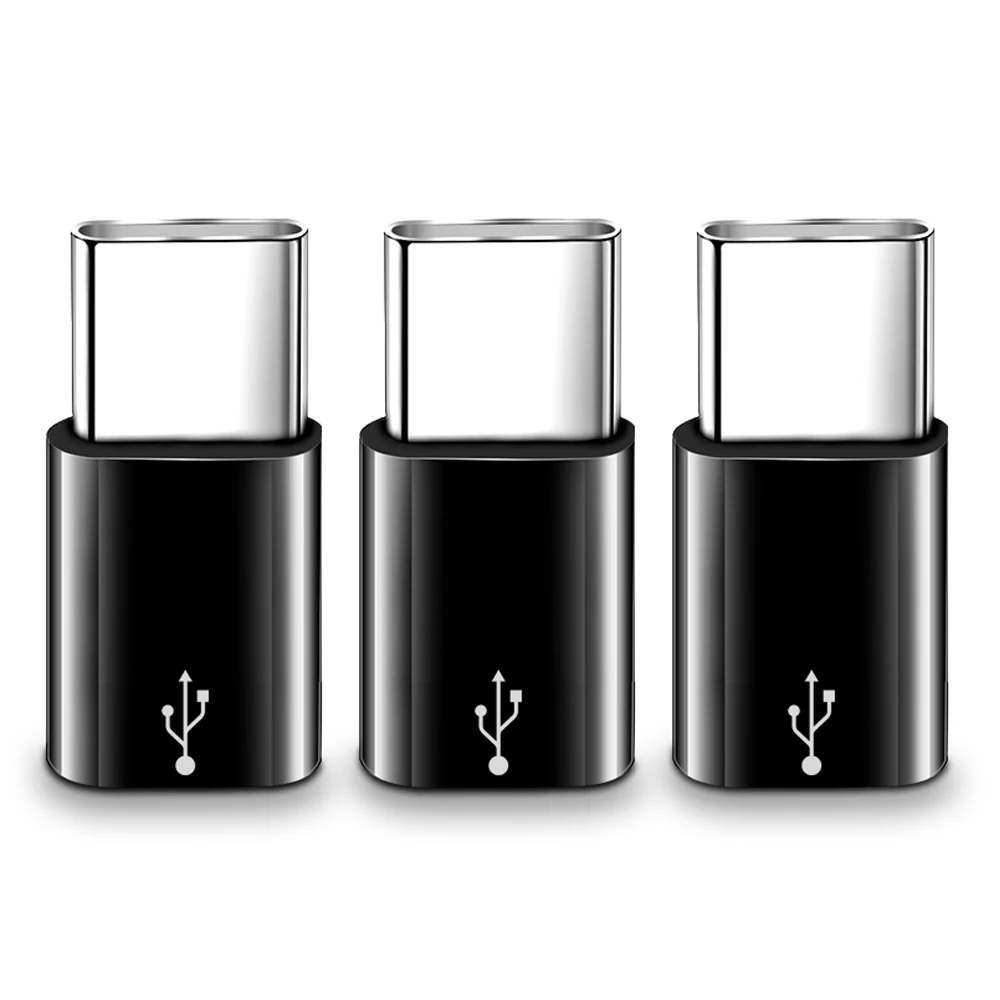 

3PCS Micro USB to Type C Adapter For iPhone 15 Pro Max Samsung Galaxy Xiaomi Redmi Oneplus MacBook USBC Typec Convert Connector