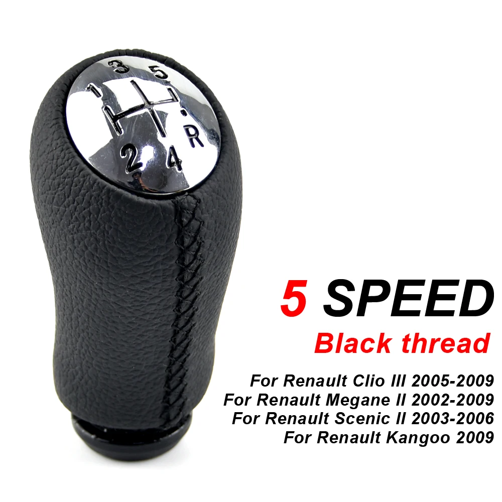 Fit Voor Renault Clio III 2005-2009 Megane II 2002-2009 Scenic II 03-06 Kangoo 2009 5 Speed Handleiding Auto Pookknop Auto Stylin