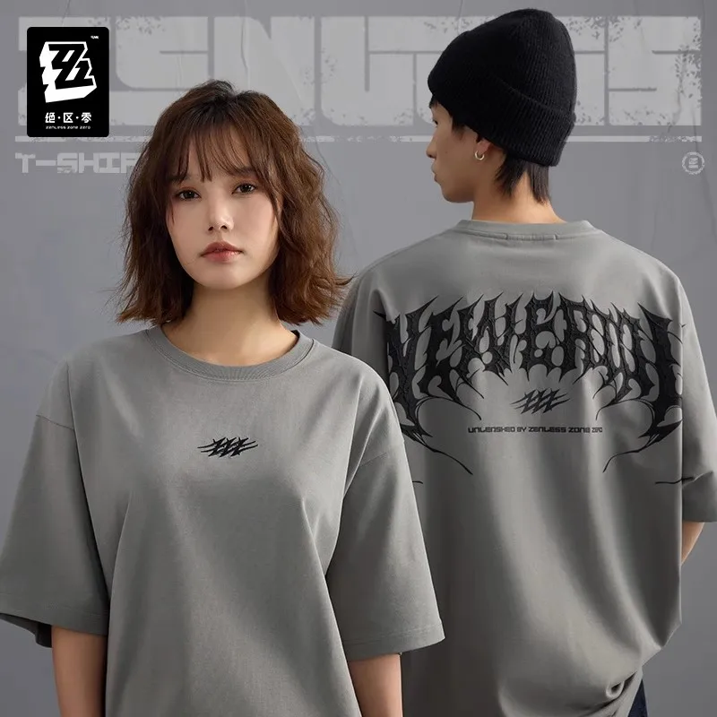 

Official Zenless Zone Zero Genuine Anime & Game Peripherals STUDIO 2025SS Series Cotton Short Sleeve T-Shirt Cosplay Clothing