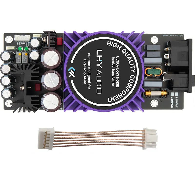 New LHY AUDIO LPS-A6 (230V) 35VA Linear Power Supply with Single Crystal Copper Output Cable for Eversolo DMP-A6