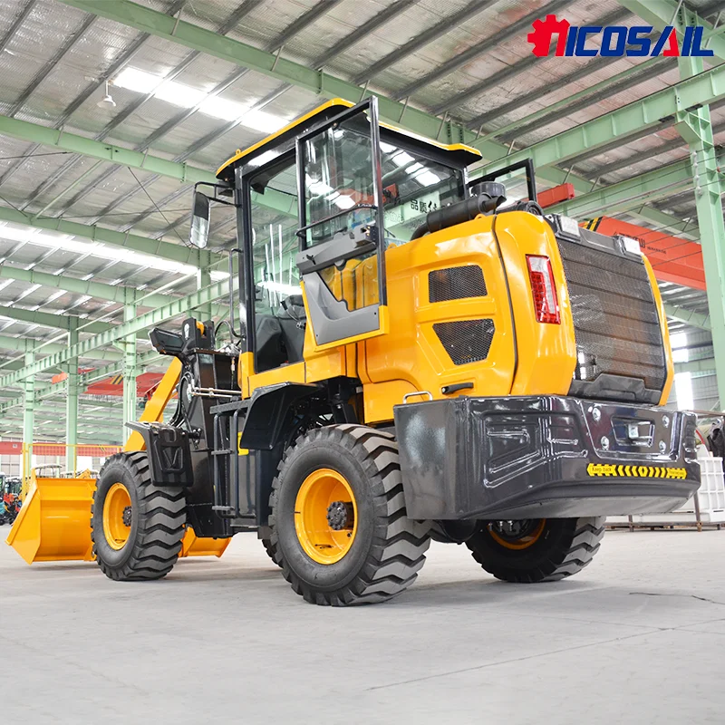 Mini Skid Steer Loader Hot Sale China Brand Diesel Wheel Compact Type With CE EPA Engine for Garden Use