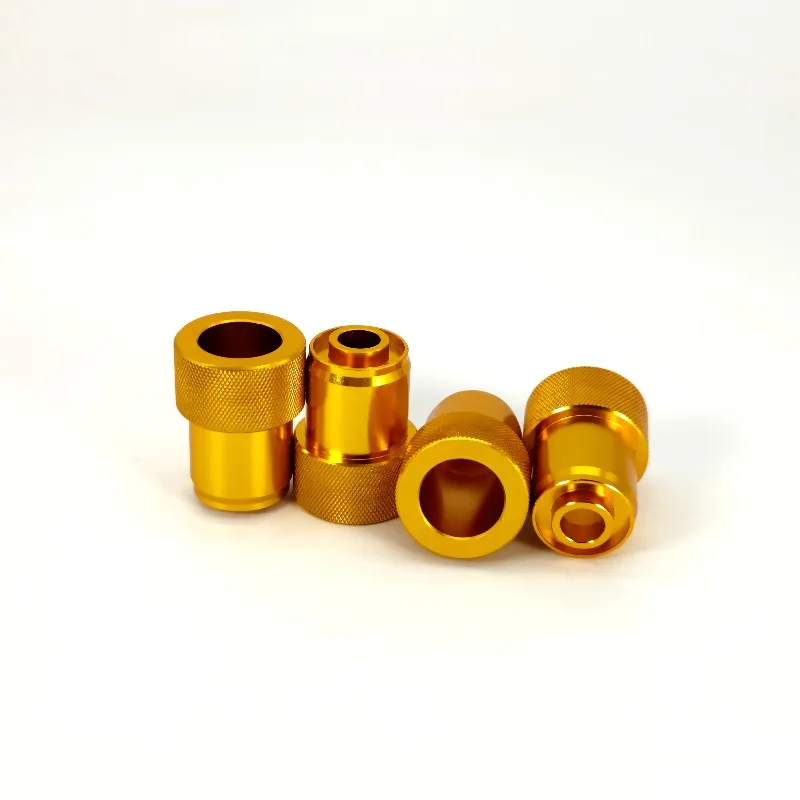 High Quality Gold-Plated Industrial Metal Parts Stainless Steel CNC Machined with Drilling Services