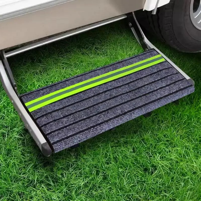 RV Step Stair Carpet All Weather Non-slip Motorhome Step Doormat Replacement Accessory Fits All Standard RV Types