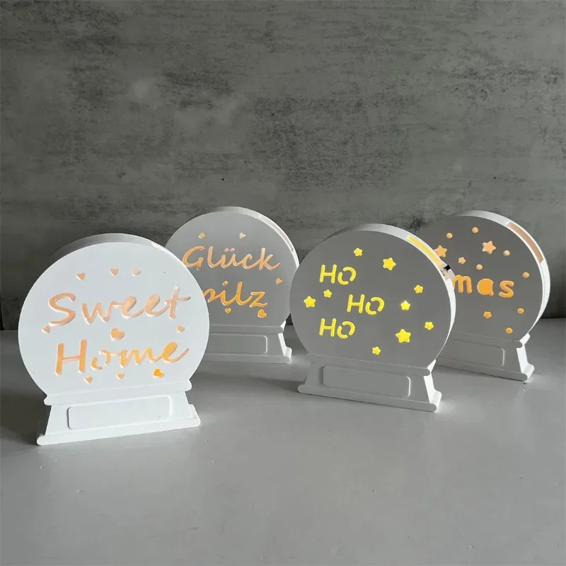 

5pcs Christmas Ball Atmosphere Silicone Mold - Festive Holiday Decorative Item for Resin, Clay, and Other Crafts, Perfect