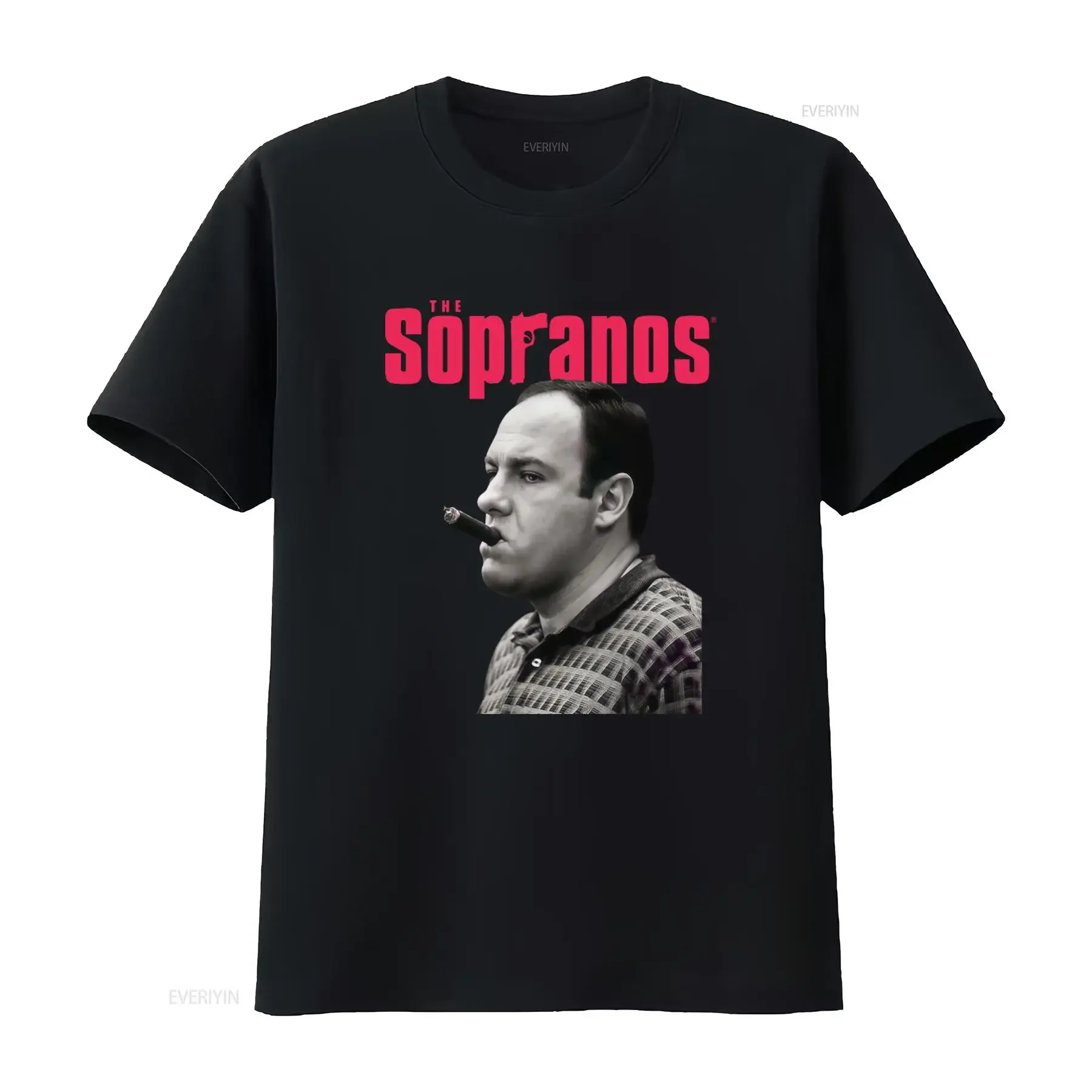 Camiseta The Sopranos Tony Soprano HBO Vintage Inspirada no Clássico Programa de TV dos Anos 90, Lavada, Confortável para Homens