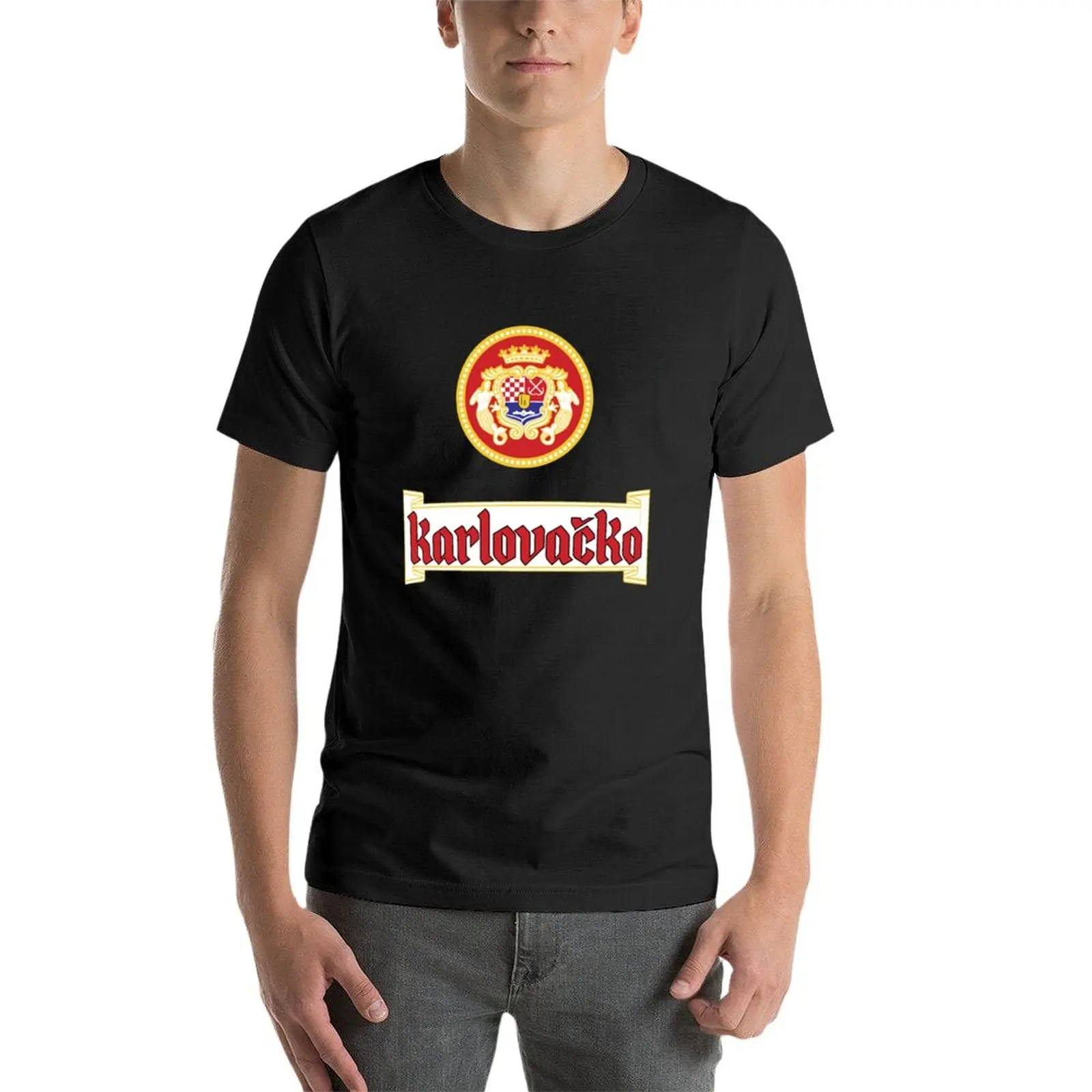 New Croatia - Karlovac - Karlovacko - World Beers T-Shirt Oversized t-shirt quick drying shirt funny t shirt clothes for men