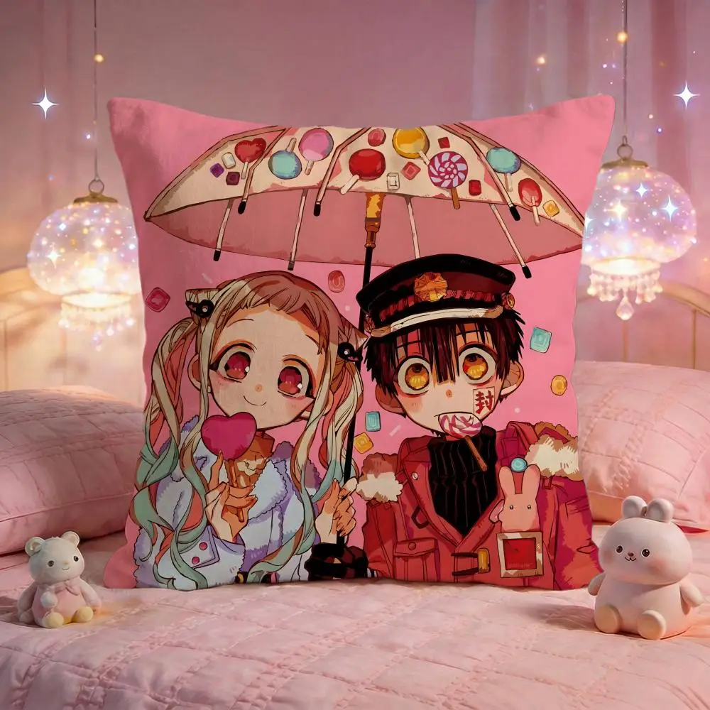 b-Bound Hanako-kun Cushion Cover Premium Comfort Reversible Pillow Cove -Two in One Design for Any Room & Car Interior