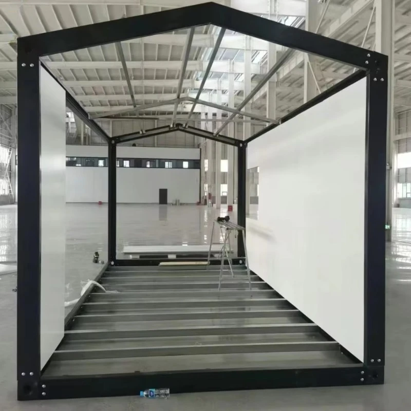 Assembly Integrated Steel Prefab Detachable 10ft Flat Pack 20ft Low Cost Prefabricated 30ft 40ft  Assembly Container House Frame